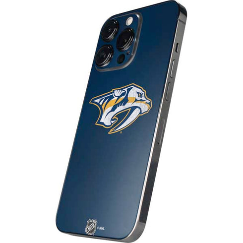 NHL Nashville Predators Distressed iPhone 14 Pro Max Skin