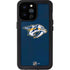 NHL Nashville Predators Distressed iPhone 14 Pro Max Waterproof Case