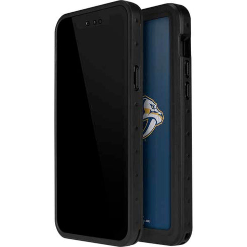 NHL Nashville Predators Distressed iPhone 14 Pro Max Waterproof Case