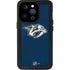 NHL Nashville Predators Distressed iPhone 14 Pro Waterproof Case