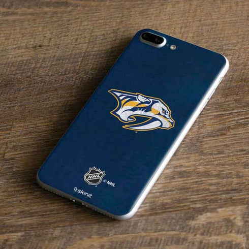 NHL Nashville Predators Distressed iPhone 8 Plus Skin