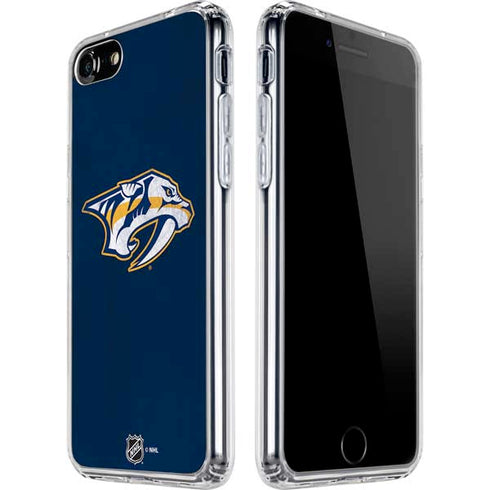 NHL Nashville Predators Distressed iPhone SE (2nd & 3rd Gen) Clear Case