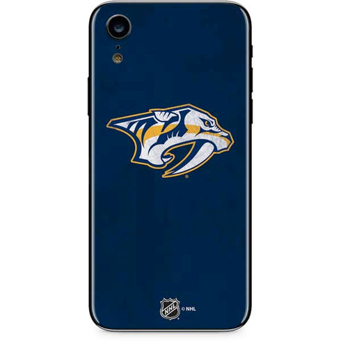 NHL Nashville Predators Distressed iPhone XR Skin
