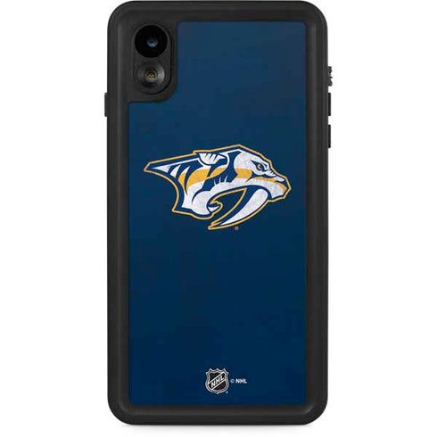NHL Nashville Predators Distressed iPhone XR Waterproof Case