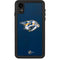 NHL Nashville Predators Distressed iPhone XR Waterproof Case