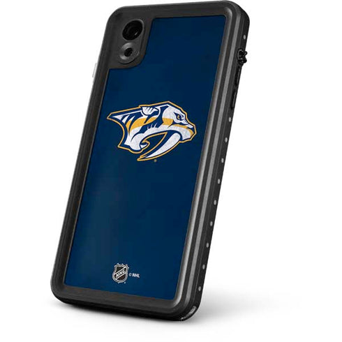 NHL Nashville Predators Distressed iPhone XR Waterproof Case