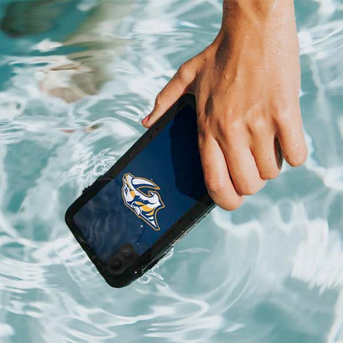 NHL Nashville Predators Distressed iPhone XR Waterproof Case