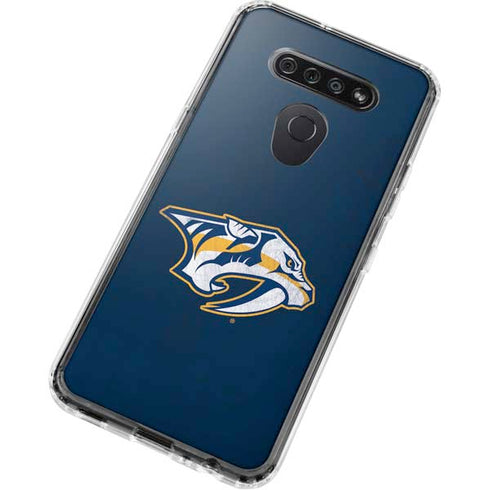 NHL Nashville Predators Distressed LG K51/Q51 Clear Case