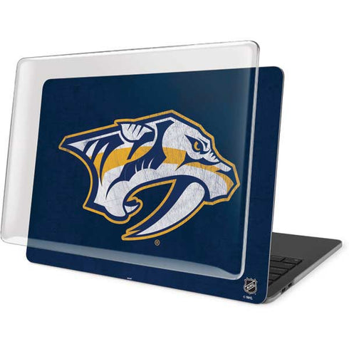 NHL Nashville Predators Distressed MacBook Pro 15in (2016-19) Case plus Skin