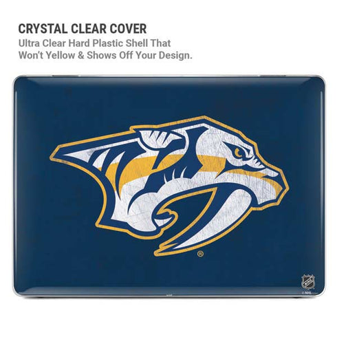 NHL Nashville Predators Distressed MacBook Pro 16in (2021-25) Case plus Skin