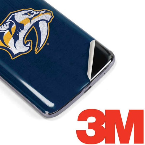 NHL Nashville Predators Distressed Moto E5 Plus Skin