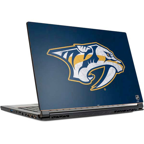 NHL Nashville Predators Distressed MSI GS65 Stealth Laptop Skin