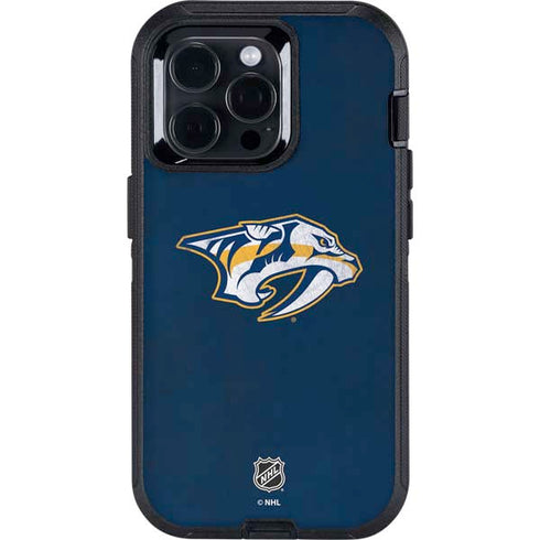 NHL Nashville Predators Distressed Otterbox Defender iPhone Skin