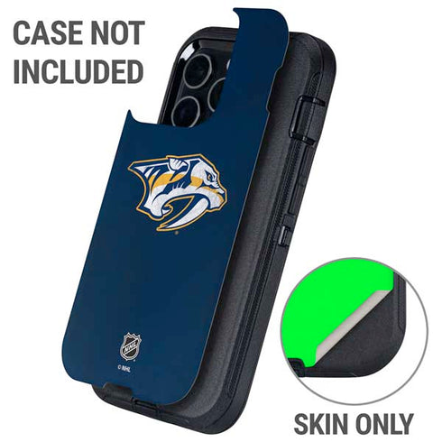 NHL Nashville Predators Distressed Otterbox Defender iPhone Skin