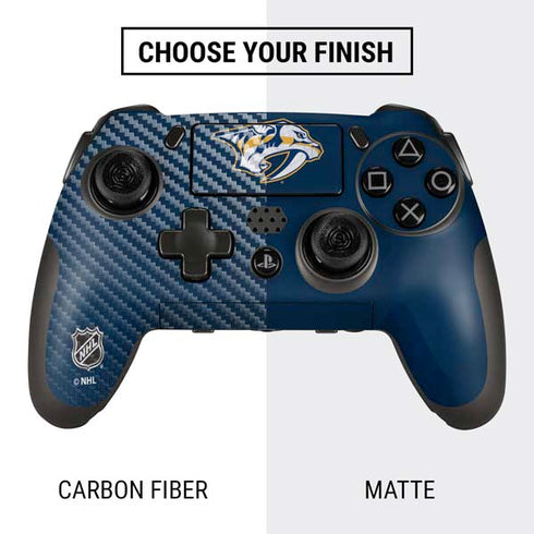 NHL Nashville Predators Distressed PlayStation Scuf Vantage 2 Controller Skin
