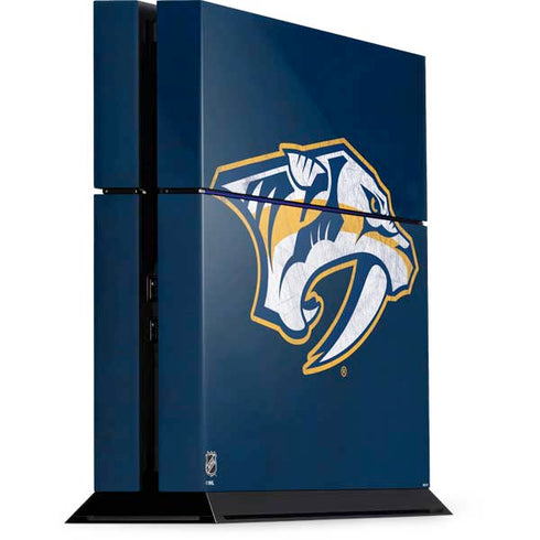 NHL Nashville Predators Distressed PS4 Console Skin