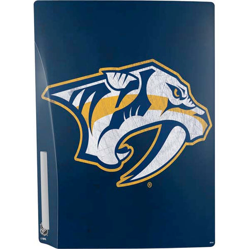NHL Nashville Predators Distressed PS5 Bundle Skin