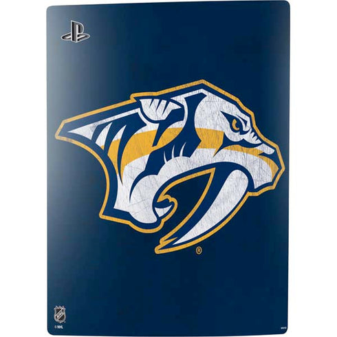 NHL Nashville Predators Distressed PS5 Digital Edition Console Skin