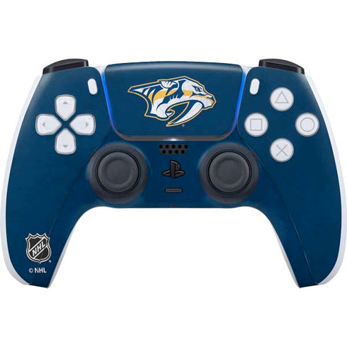 NHL Nashville Predators Distressed PS5 Controller Skin
