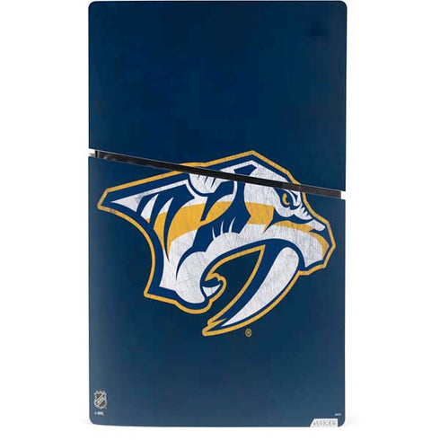 NHL Nashville Predators Distressed PS5 Slim Digital Edition Console Skin