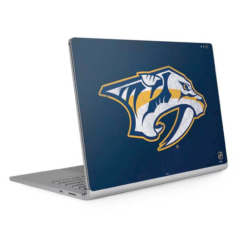NHL Nashville Predators Distressed Surface Book 2 15in Skin