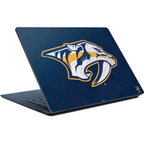 NHL Nashville Predators Distressed Surface Laptop Skin