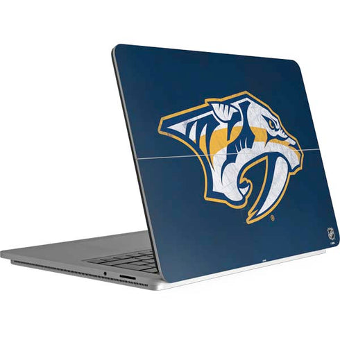 NHL Nashville Predators Distressed Surface Laptop Studio Skin