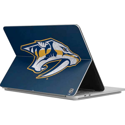 NHL Nashville Predators Distressed Surface Laptop Studio Skin