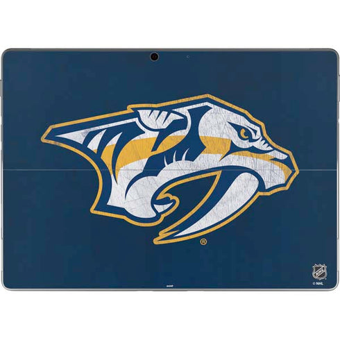 NHL Nashville Predators Distressed Surface Pro 9 Skin
