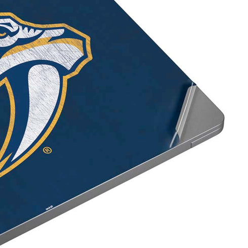 NHL Nashville Predators Distressed Universal Laptop 12in (9.8 x 6.8in) Skin
