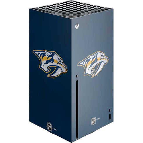 NHL Nashville Predators Distressed Xbox Series X Console Skin