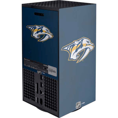 NHL Nashville Predators Distressed Xbox Series X Console Skin