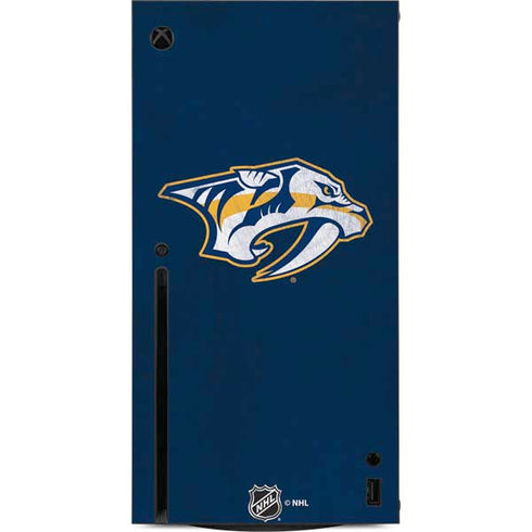 NHL Nashville Predators Distressed Xbox Series X Console Skin
