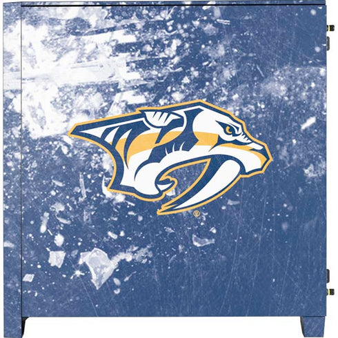NHL Nashville Predators Frozen Corsair 4000D Tempered Glass Mid-Tower ATX Case Skin
