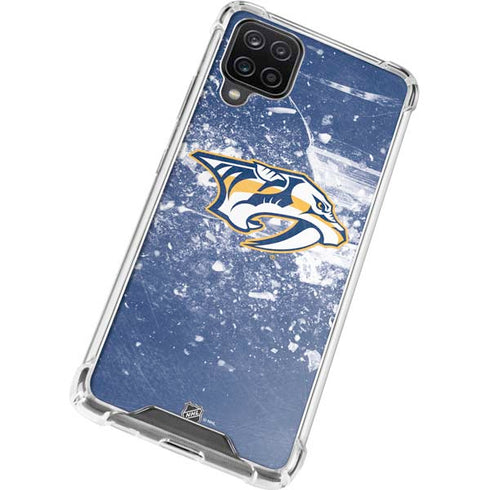 NHL Nashville Predators Frozen Galaxy A12 Clear Case