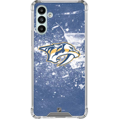 NHL Nashville Predators Frozen Galaxy A13 5G Clear Case