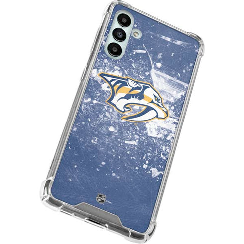 NHL Nashville Predators Frozen Galaxy A13 5G Clear Case
