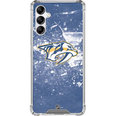 NHL Nashville Predators Frozen Galaxy A14 5G Clear Case