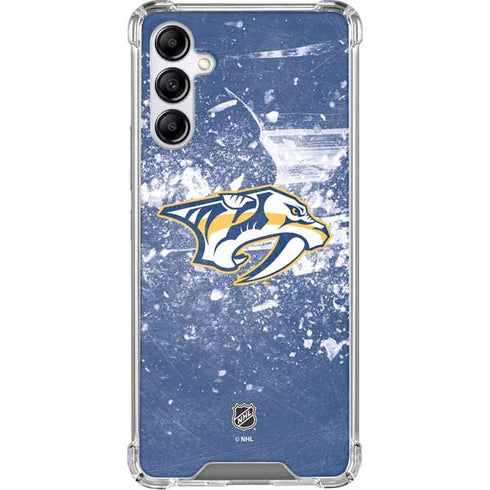 NHL Nashville Predators Frozen Galaxy A15 5G Clear Case