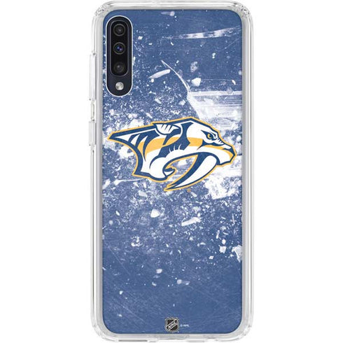 NHL Nashville Predators Frozen Galaxy A50 Clear Case