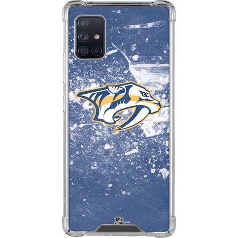 NHL Nashville Predators Frozen Galaxy A51 5G Clear Case