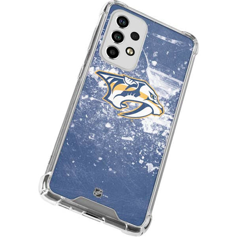 NHL Nashville Predators Frozen Galaxy A53 5G Clear Case