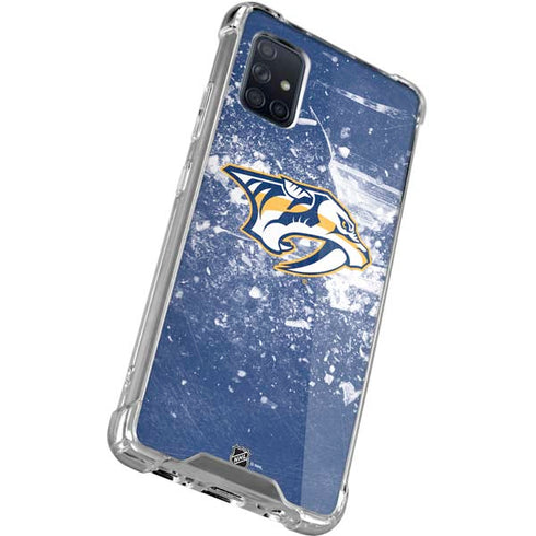 NHL Nashville Predators Frozen Galaxy A71 5G Clear Case