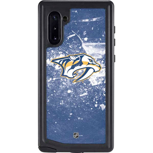NHL Nashville Predators Frozen Galaxy Note 10 Waterproof Case