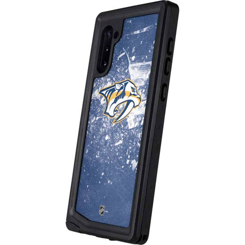NHL Nashville Predators Frozen Galaxy Note 10 Waterproof Case