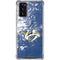 NHL Nashville Predators Frozen Galaxy Note20 5G Clear Case