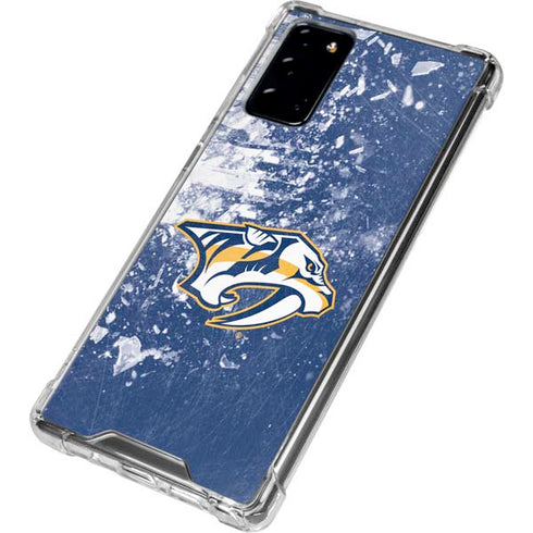 NHL Nashville Predators Frozen Galaxy Note20 5G Clear Case