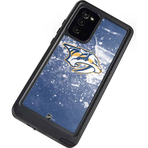 NHL Nashville Predators Frozen Galaxy Note20 5G Waterproof Case