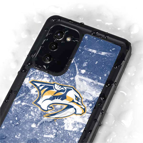 NHL Nashville Predators Frozen Galaxy Note20 5G Waterproof Case
