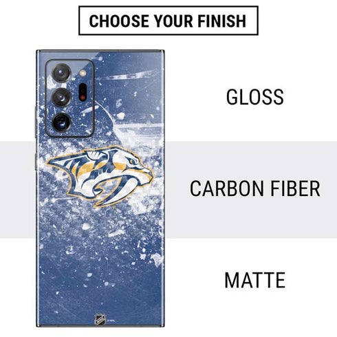 NHL Nashville Predators Frozen Galaxy Note20 Ultra 5G Skin